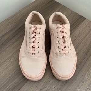Old Skool (mono canvas) Peach Blush Vans